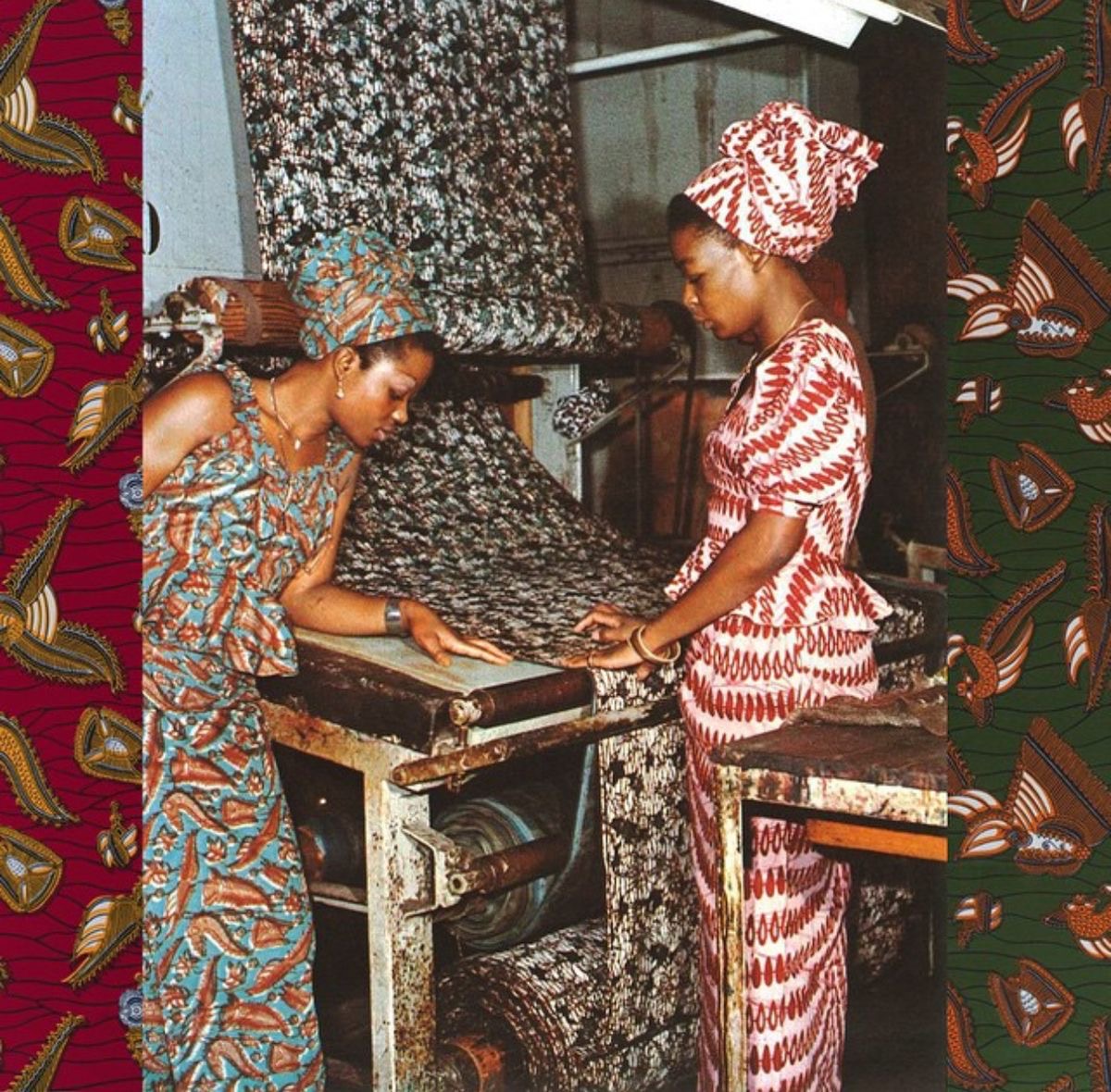 Production de tissu wax — Nana Benz